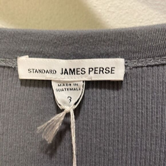 Nwt James Perse woman’s long sleeve gray dress - Picture 8 of 13
